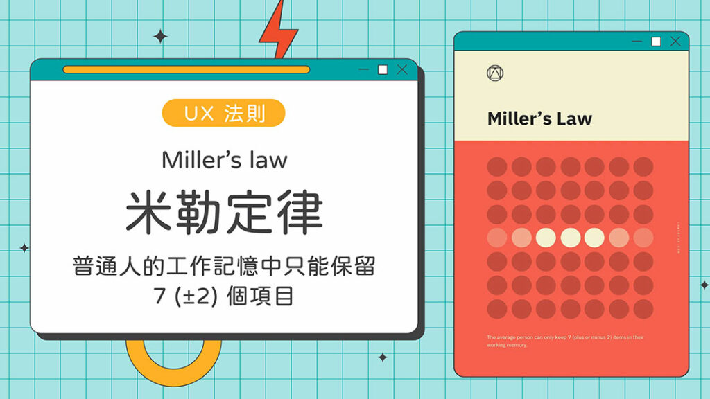 Laws of UX,UX,Miller’s law